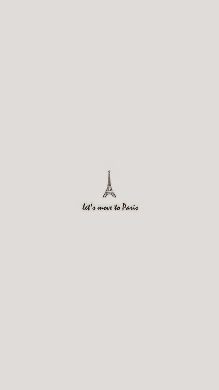 Paris Minimal Art iPhone 8 Wallpaper