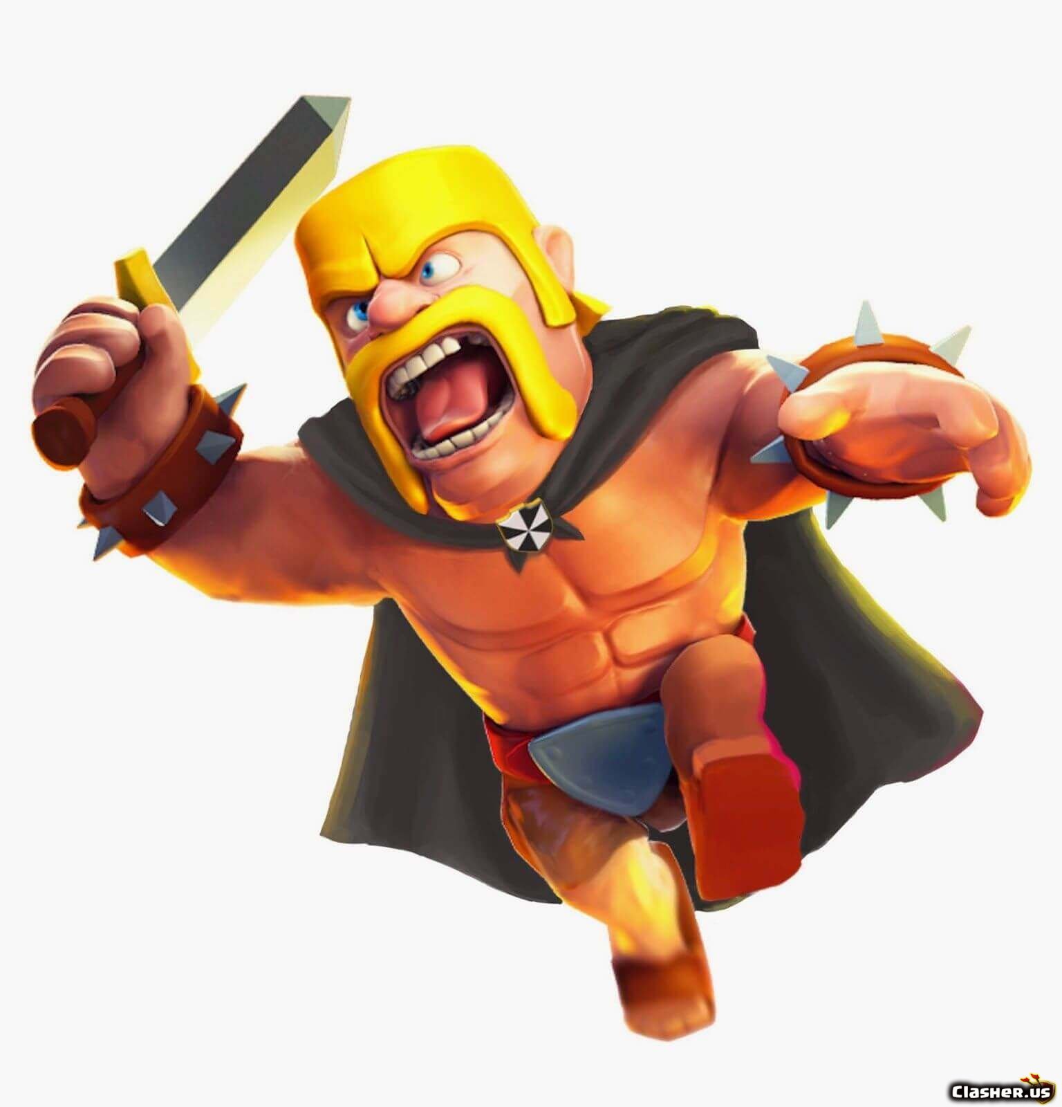 Barbarian super man of Clans
