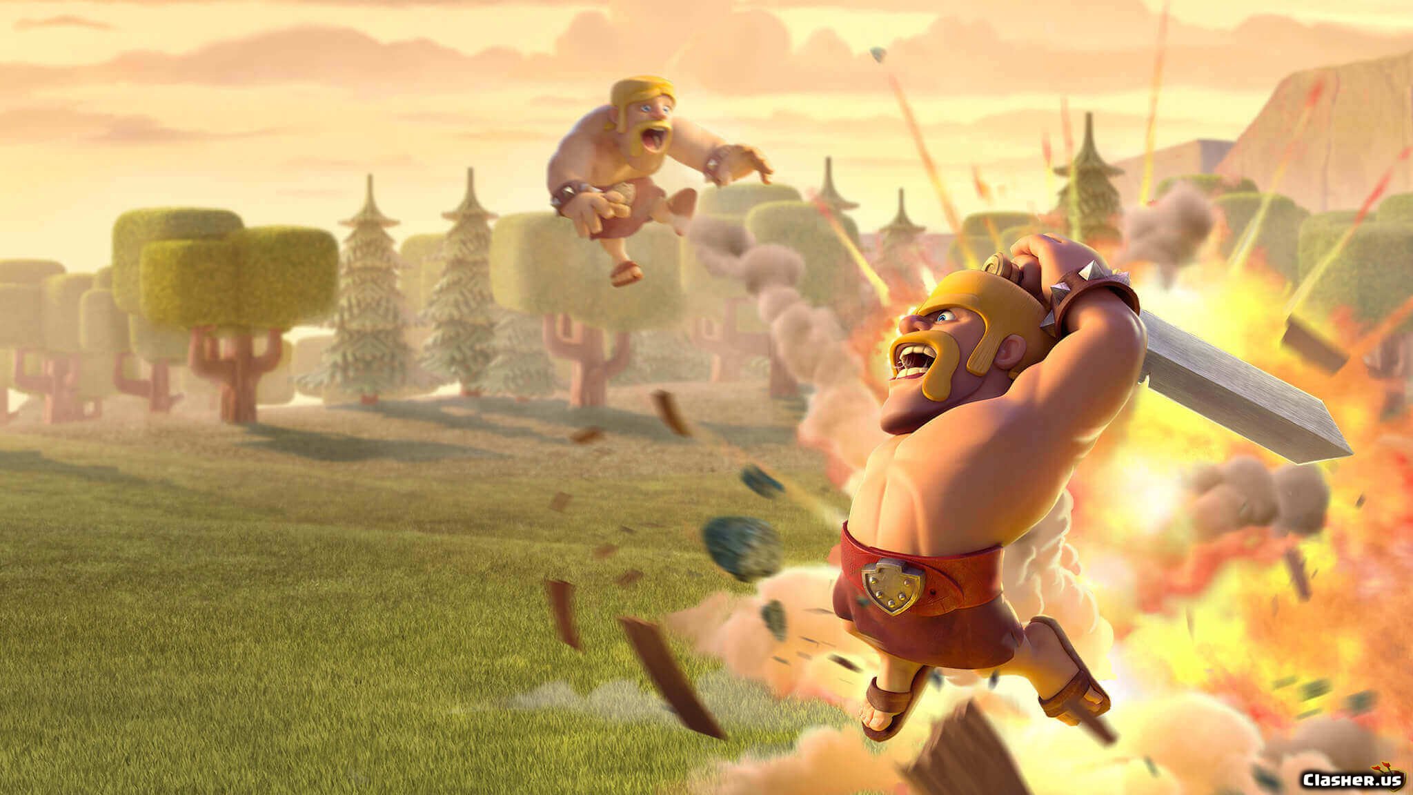Barbarian bump! of Clans