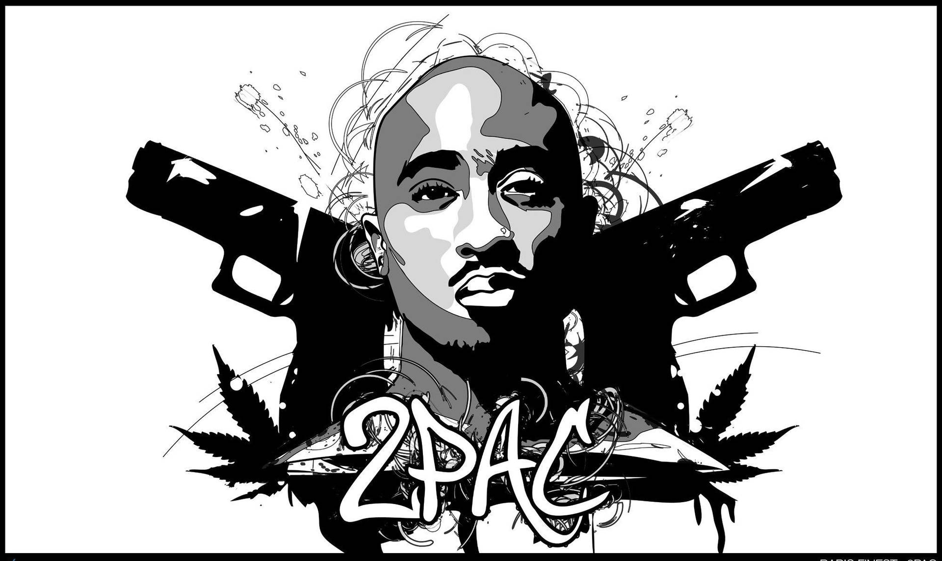 Download free Tupac 2pac With Guns
