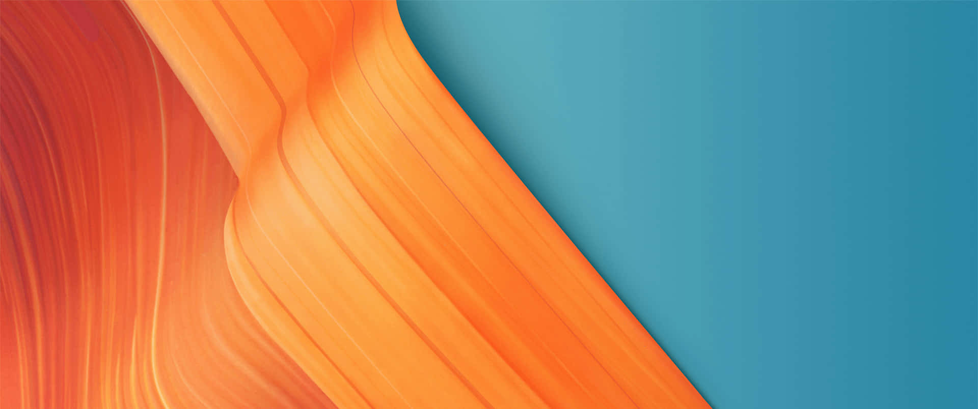 Orange And Blue Wallpaper