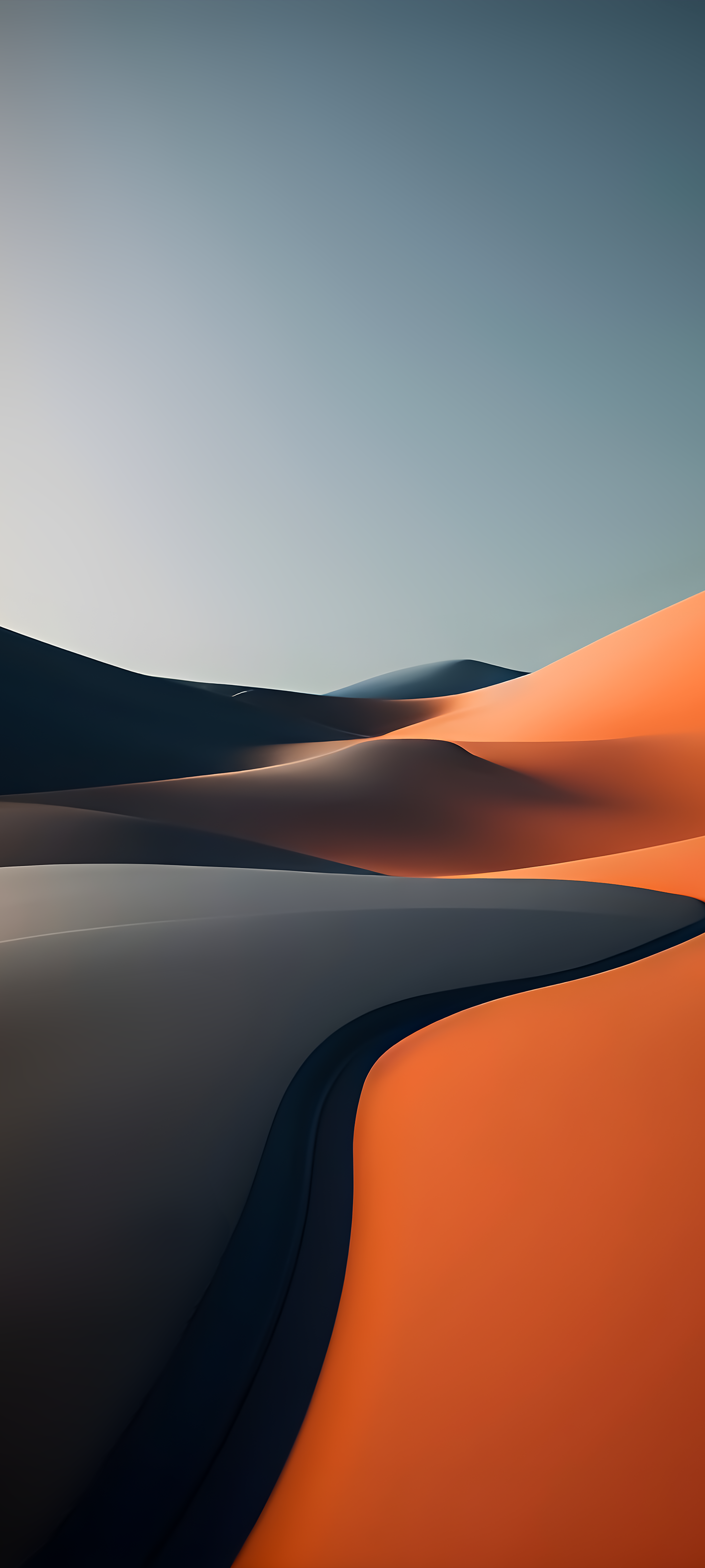 Black Orange Desert