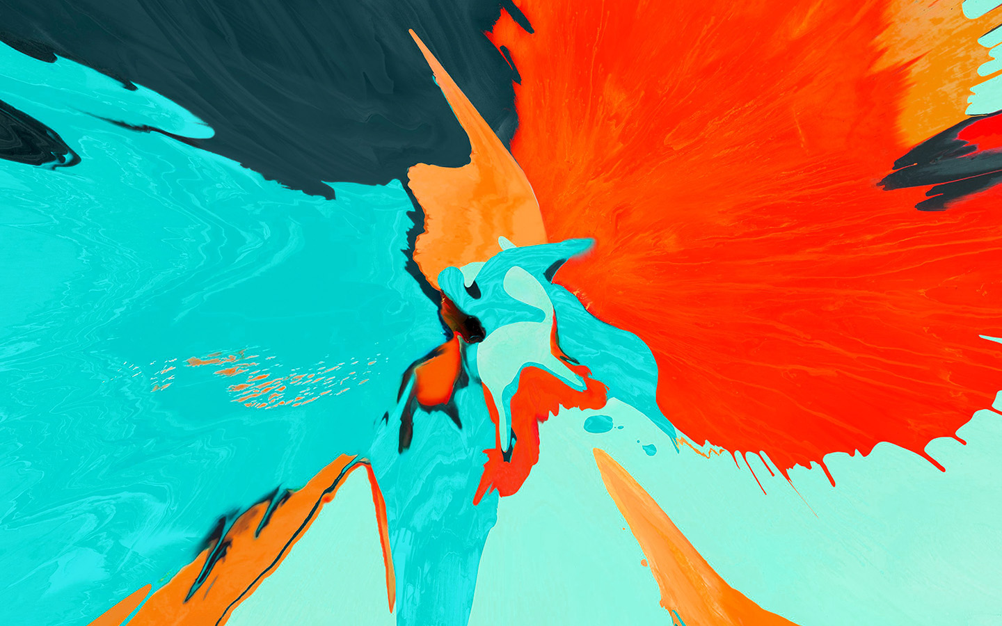 Apple Paint Orange Ipad Pro Art Color