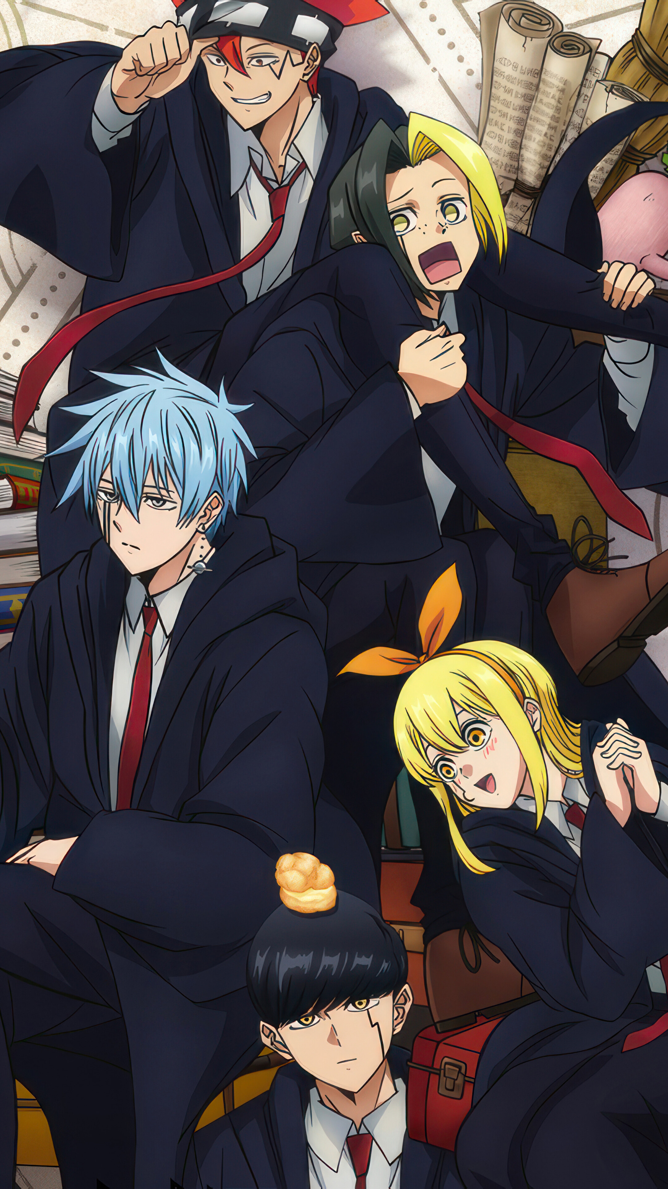 Mashle Anime Characters 4K Wallpaper