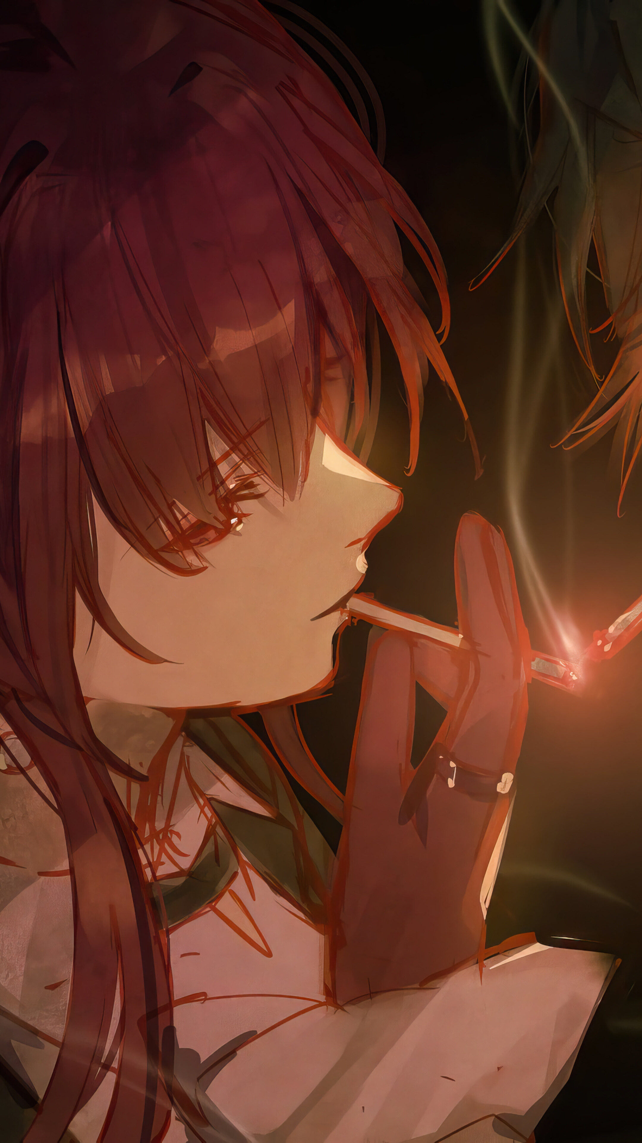 Honkai: Star Rail Kafka Blade Smoking