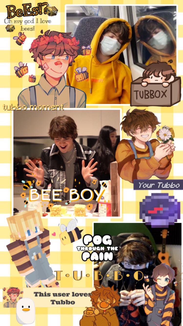 Tubbo phone wallpaper I made :), r