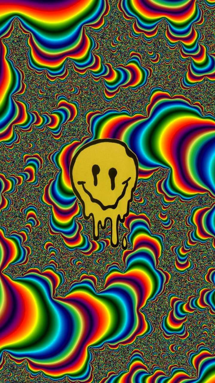 Trippy looking smiley face