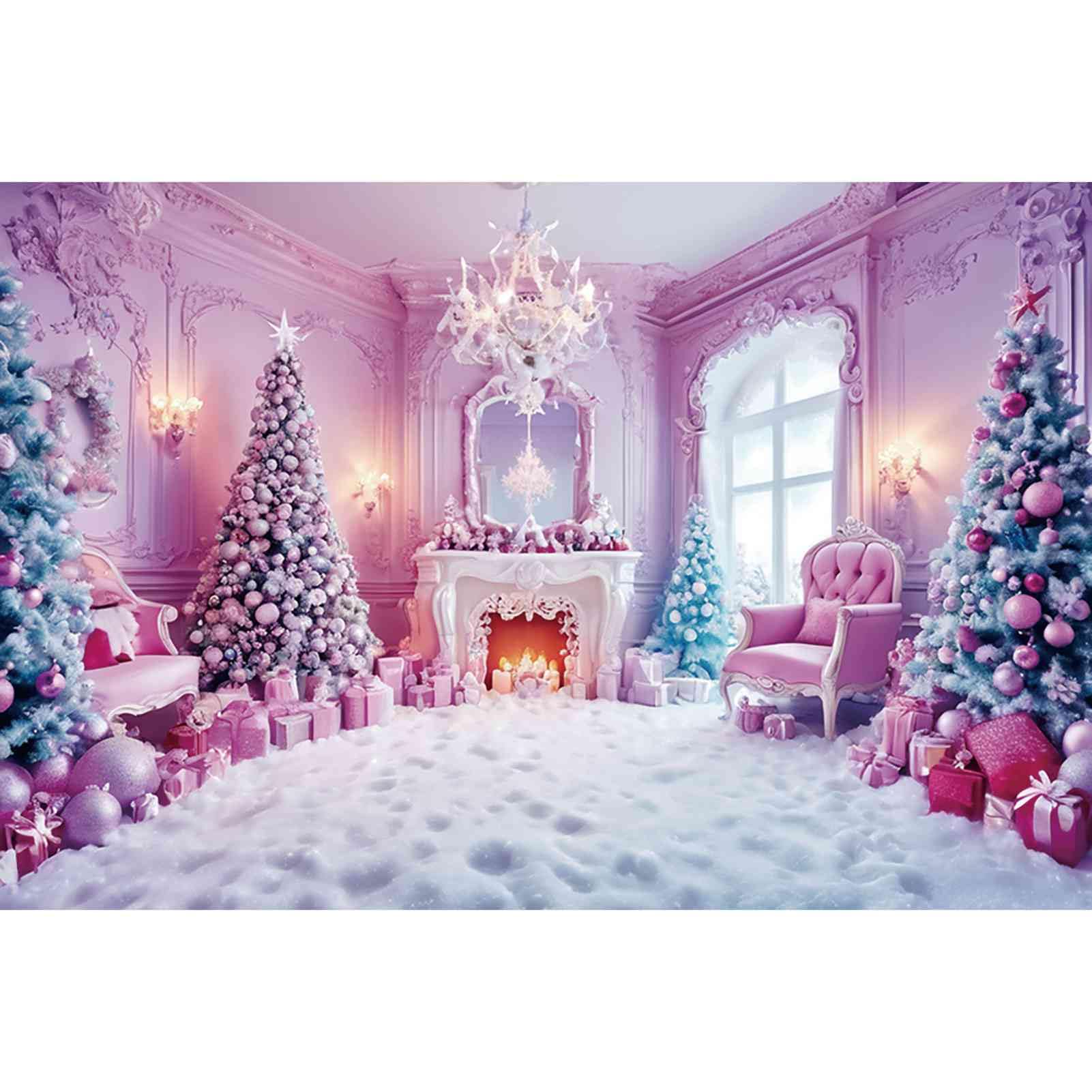 Wallpaper Backdrop Custom Fireplace