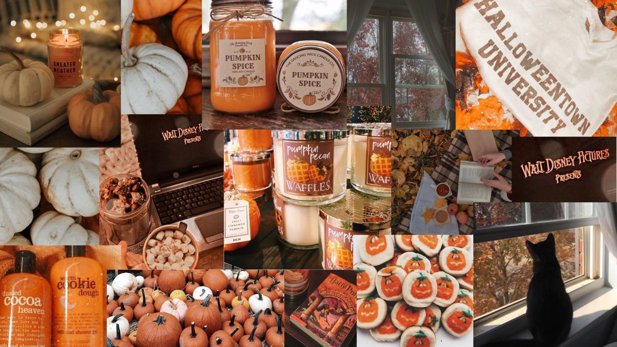 Cozy fall MacBook wallpaper