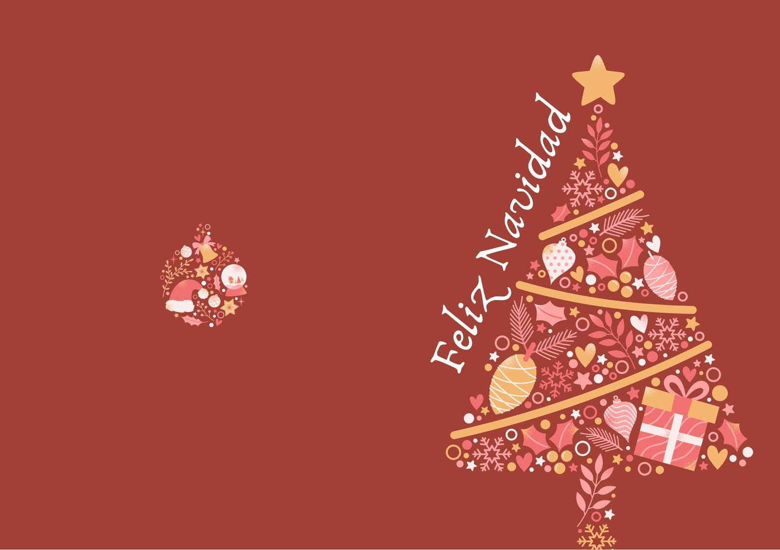 printable Christmas folded