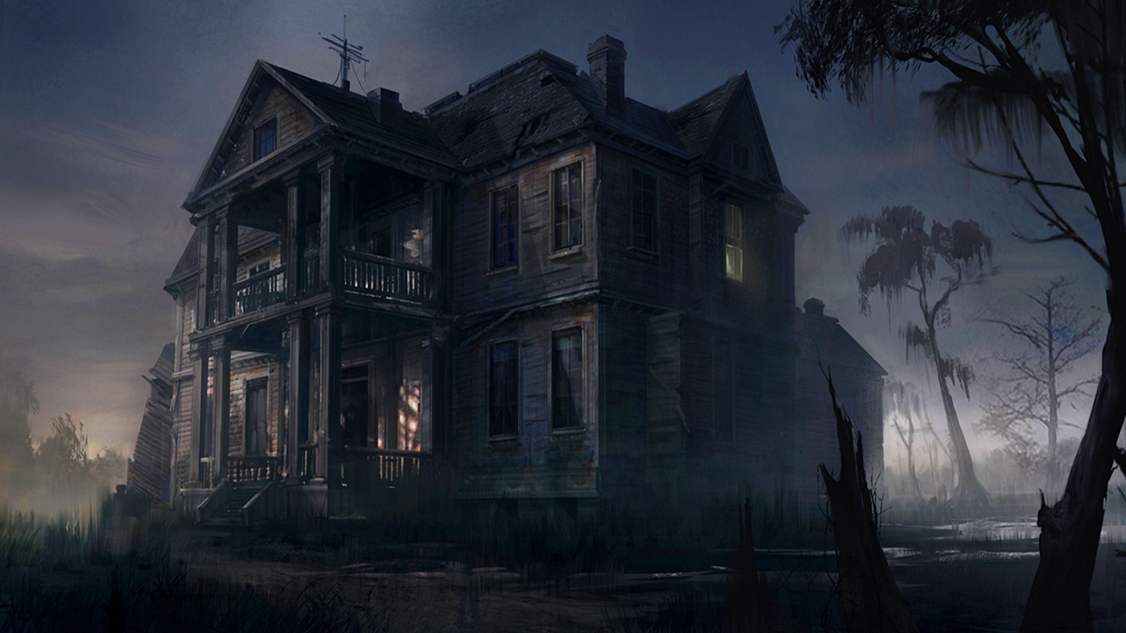 Haunted House Wallpaper