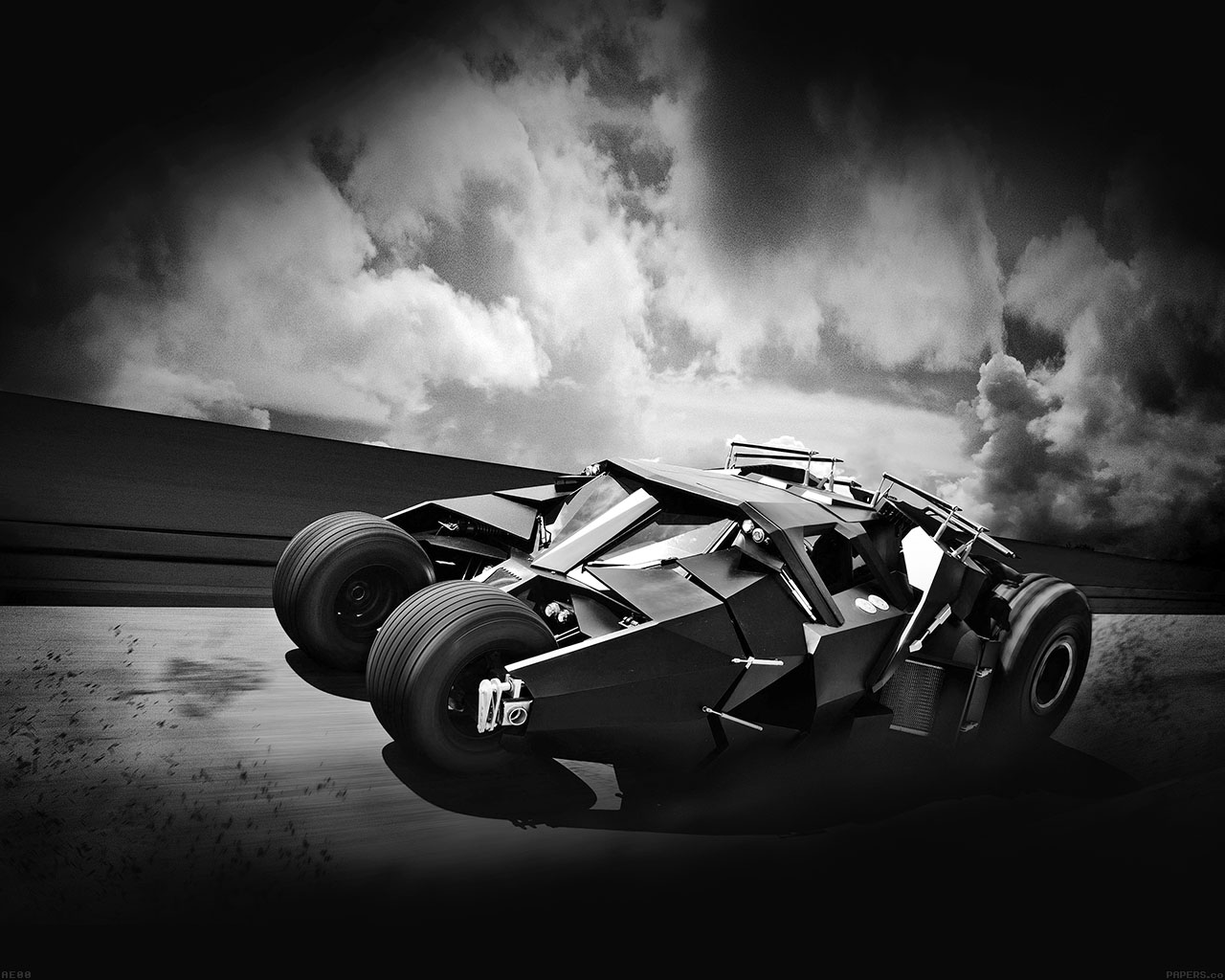 Batcar Batman Returns Highway Art Hero