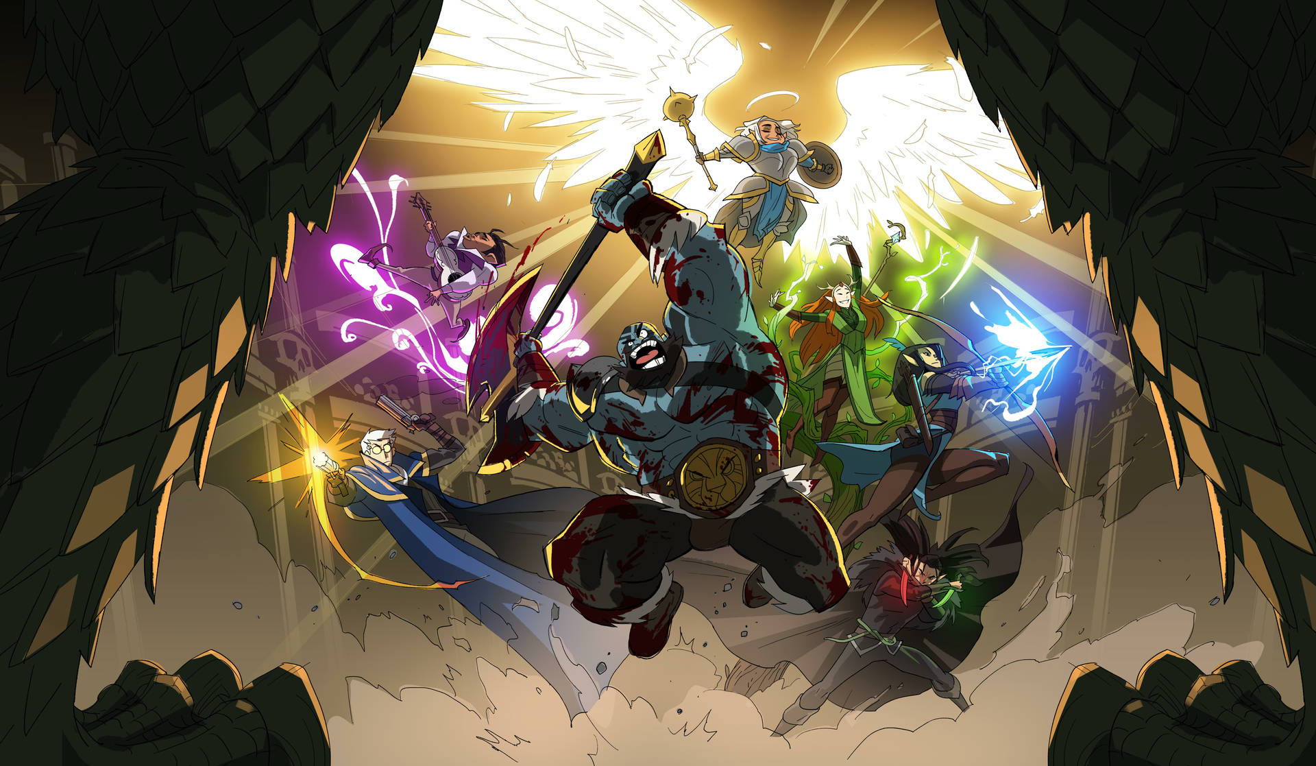 Vox Machina Battle Hard Wallpaper