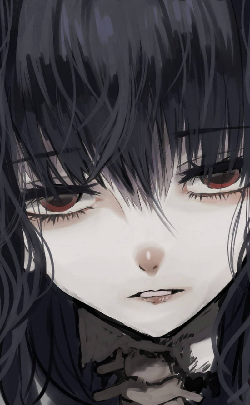 Download Aesthetic Anime Gothic Emo Girl Wallpaper