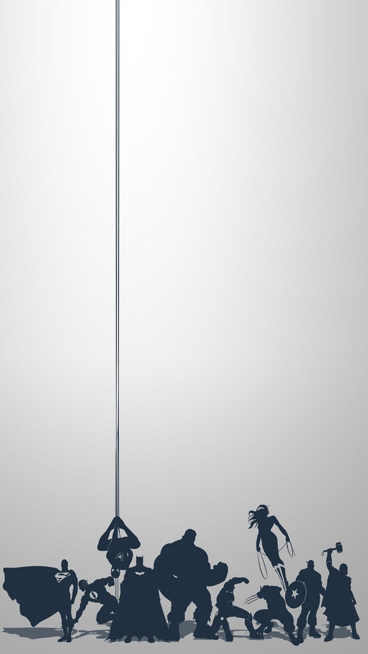 Marvel Superheroes Minimal iPhone 8