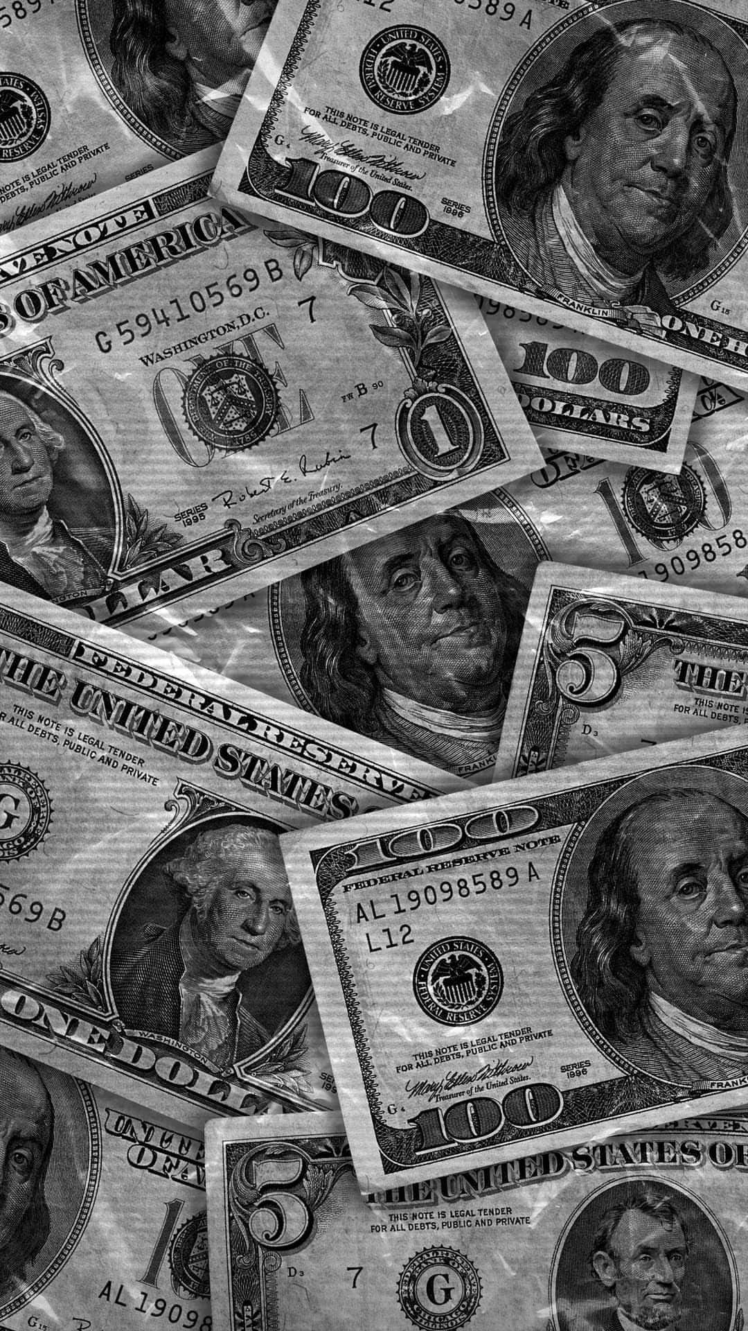 Download Gray Money iPhone Wallpaper