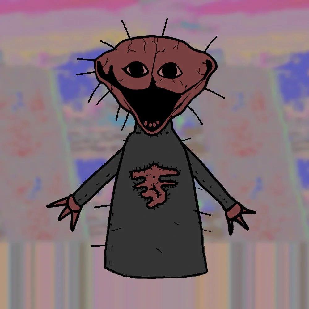 The titular Boiled One from The Boiled One Phenomenon probably has one of the most unsettling and interesting designs I've seen in a while