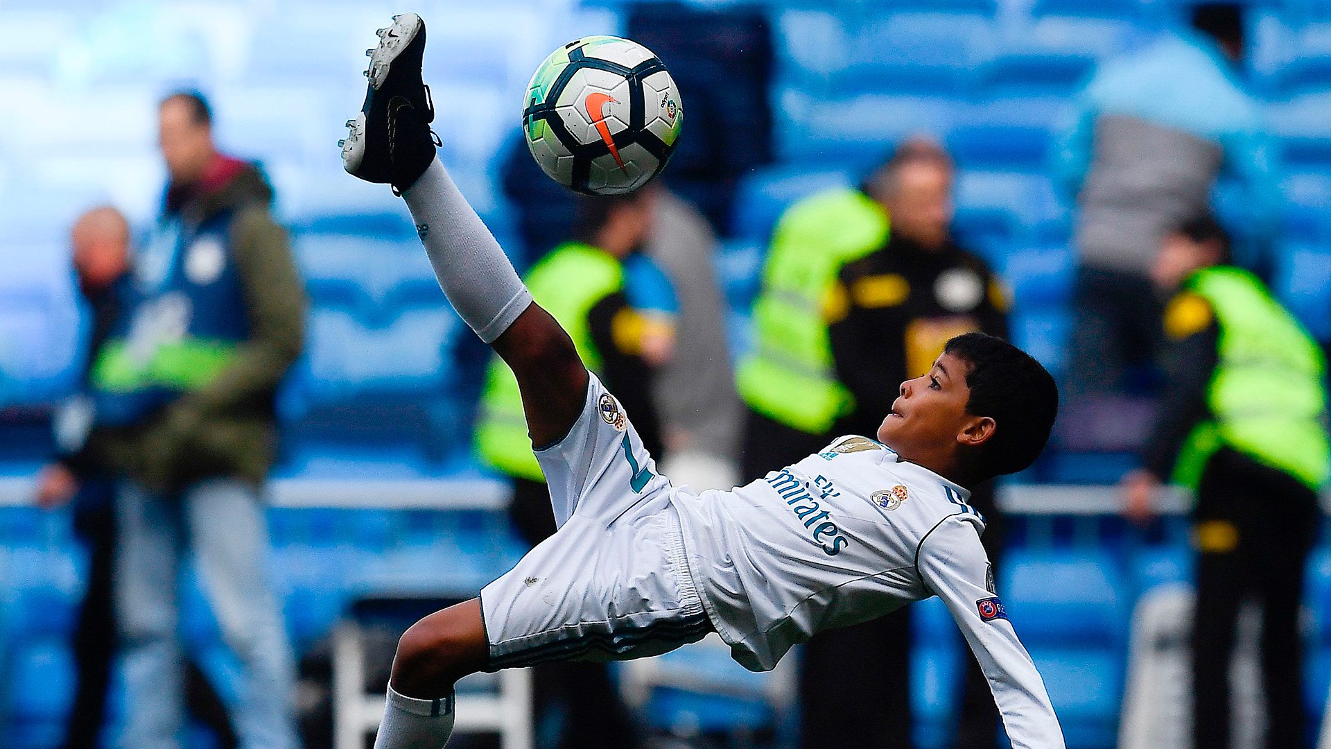 Could Cristiano Ronaldo Jr be as good as his dad?