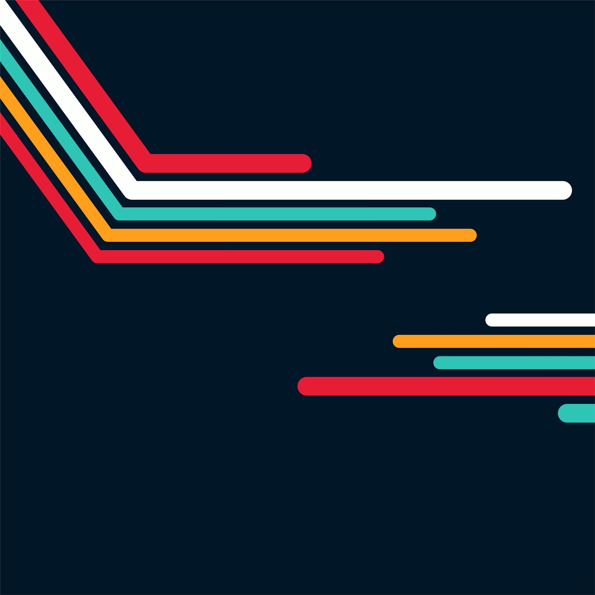 dark lines minimal 8k iPad Wallpaper