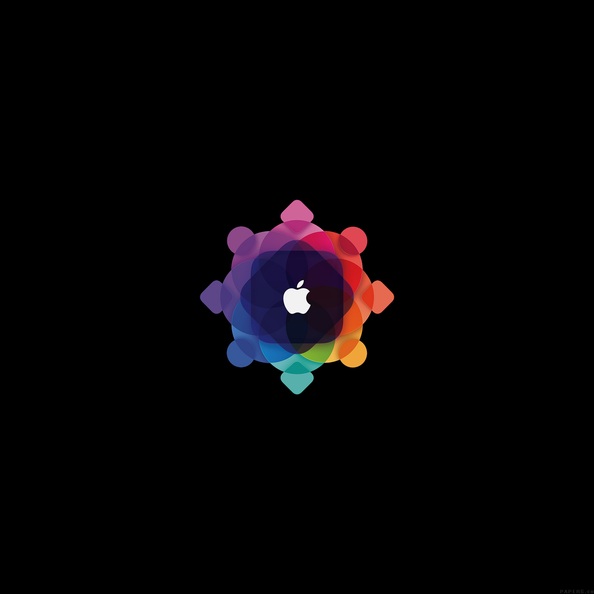 Apple Wwdc Art Logo Minimal Dark