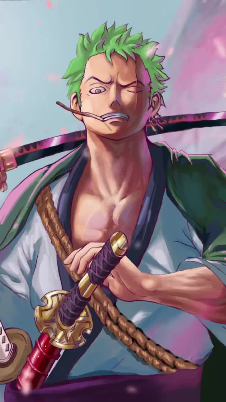 Zoro From One Piece Mobile Live Wallpaper