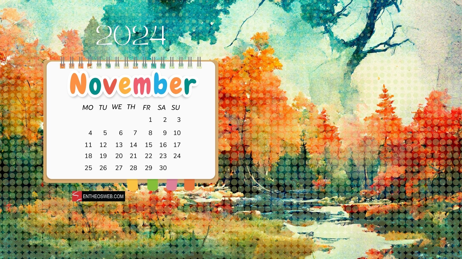 November 2024 Calendar Desktop