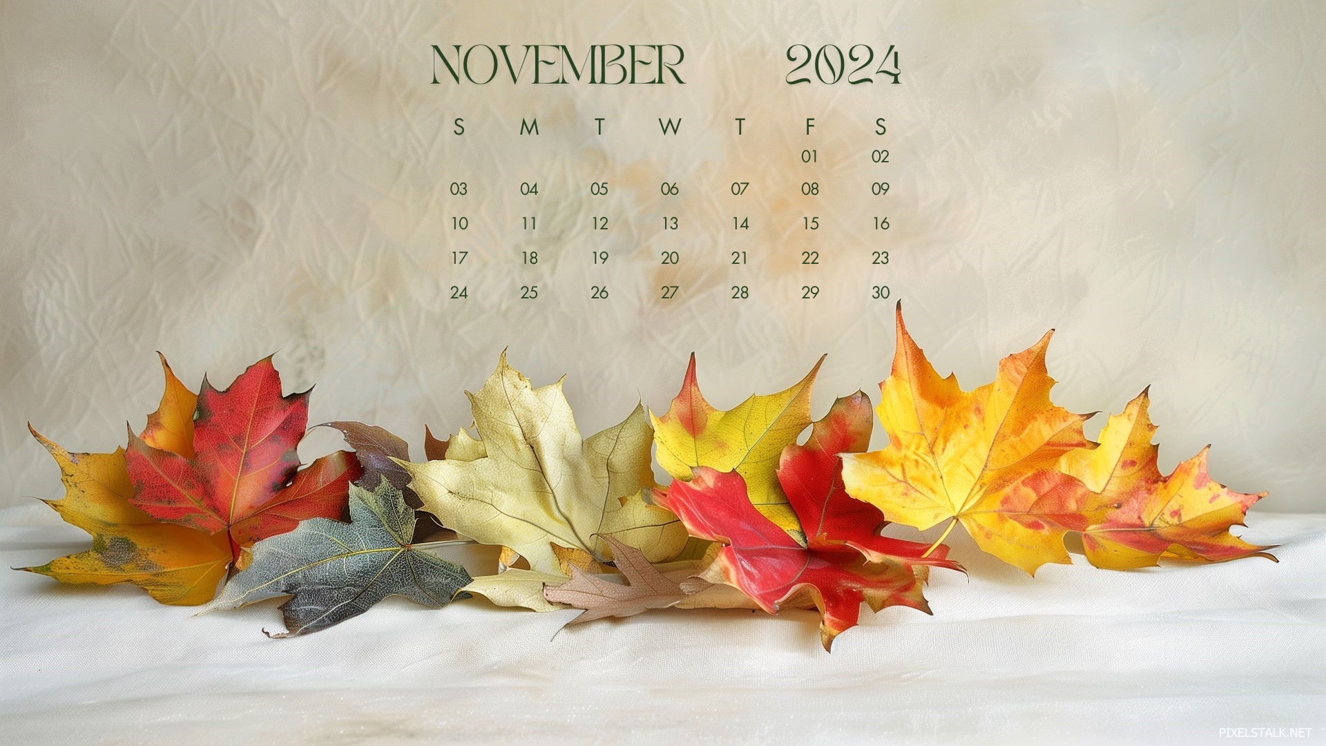 November 2024 Calendar Desktop