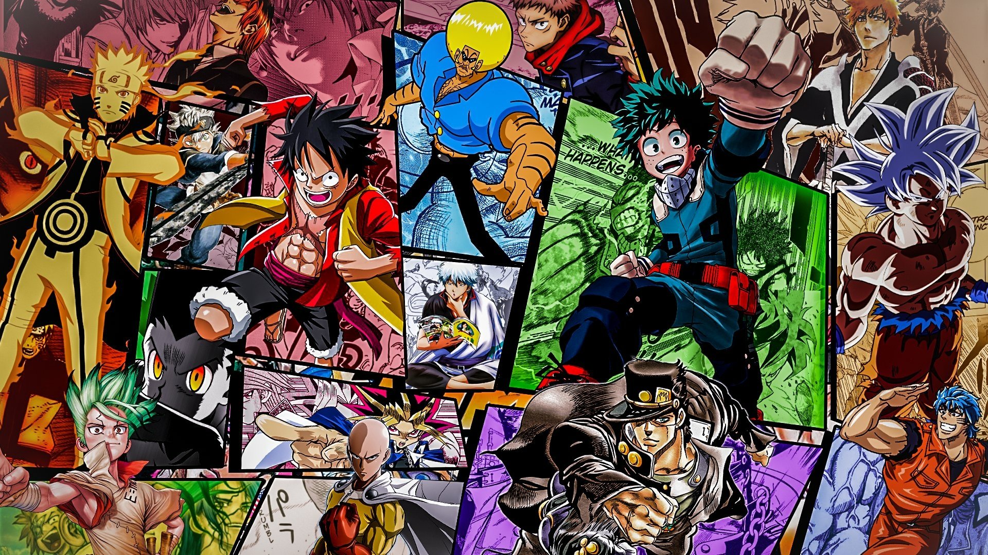 Download Anime Crossover HD Wallpaper