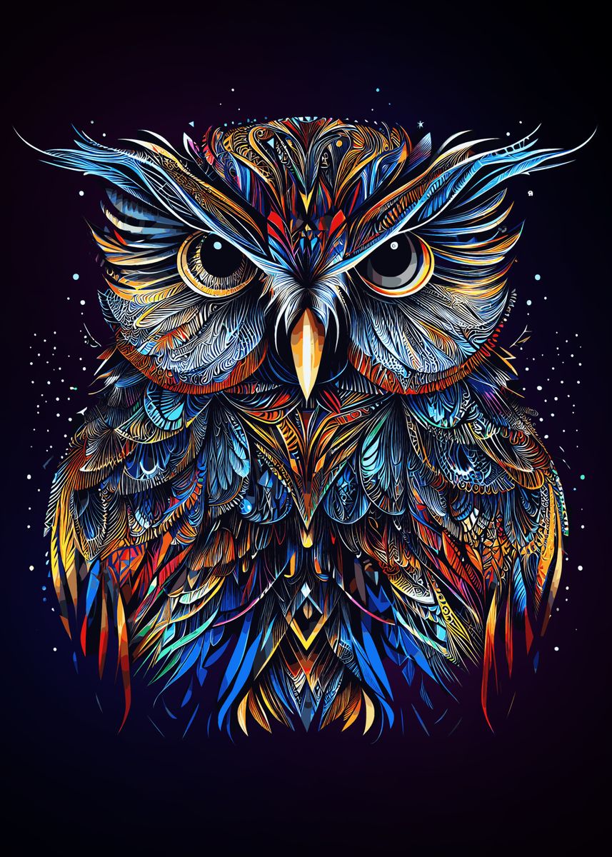 Abstract Owl Wallpapers - Wallpaper Cave, image size:857x1200