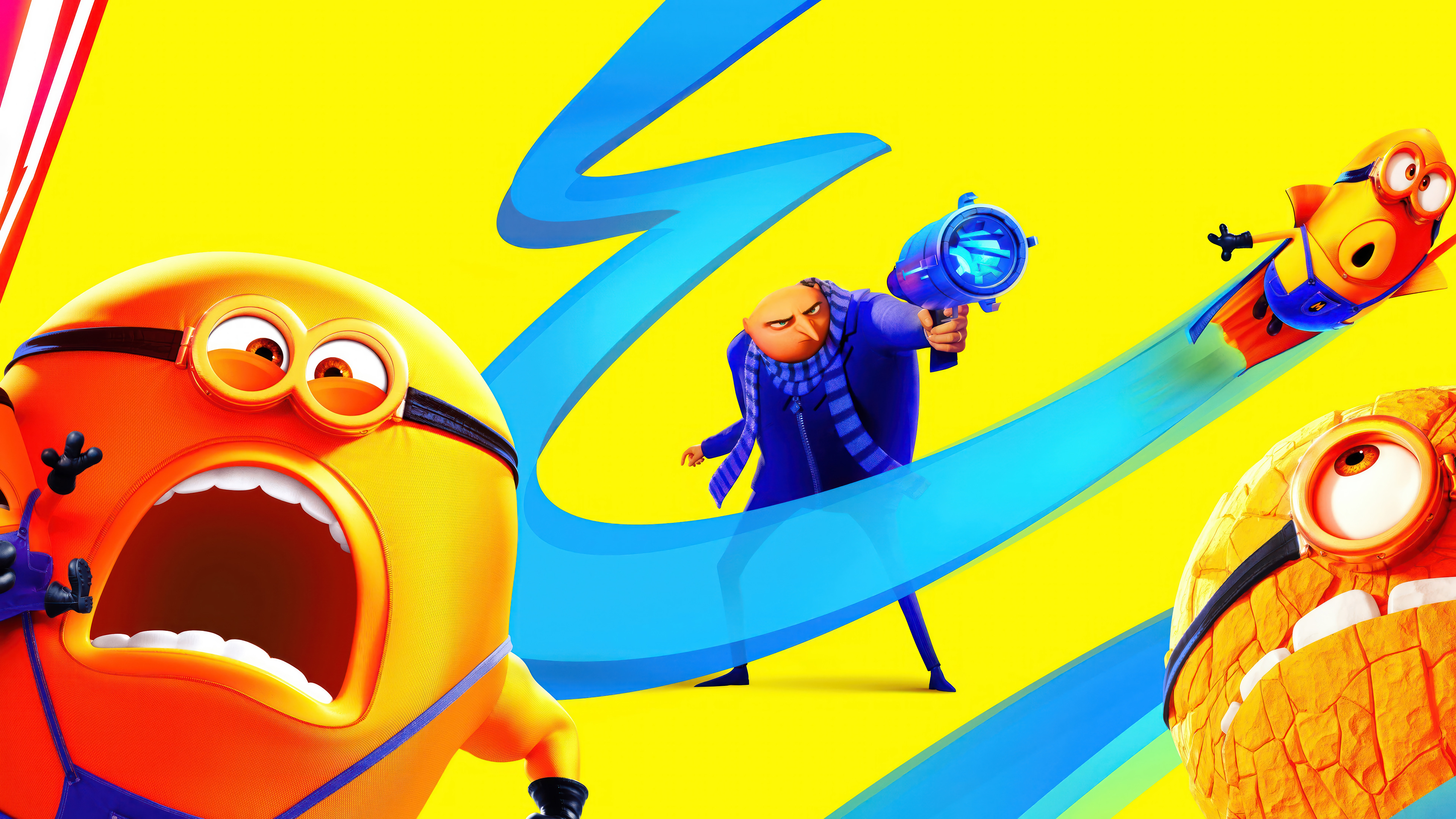 Gru Mega Minion Wallpaper 4K HD