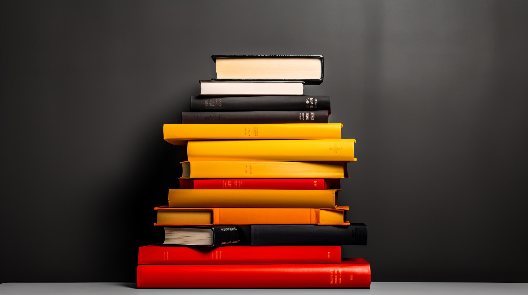 Stacked Books HD Wallpaper for Readers