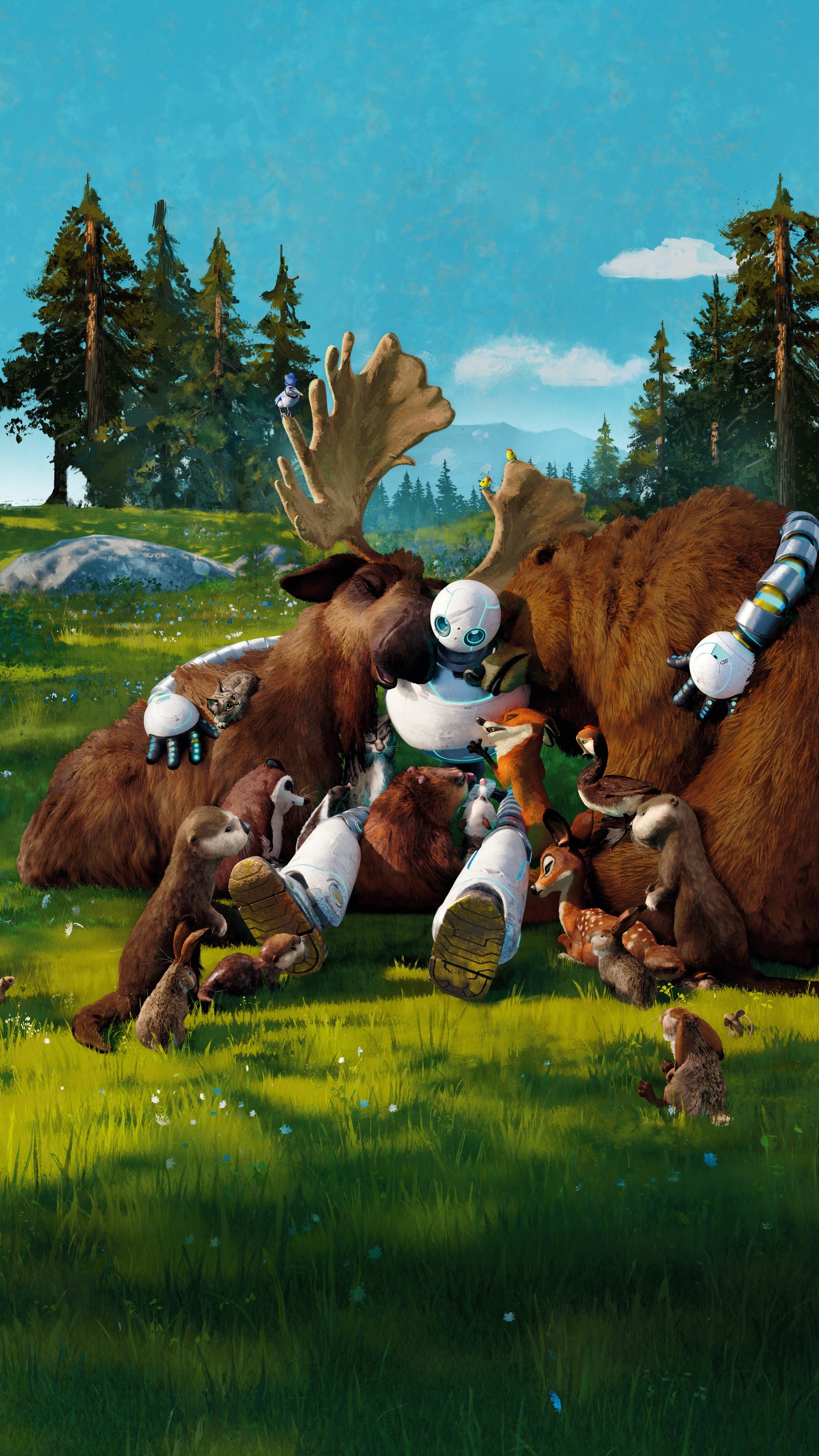 The Wild Robot Wallpaper 4K, 5K