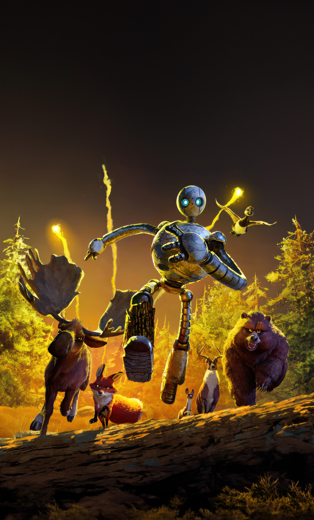 The Wild Robot 2024 Poster