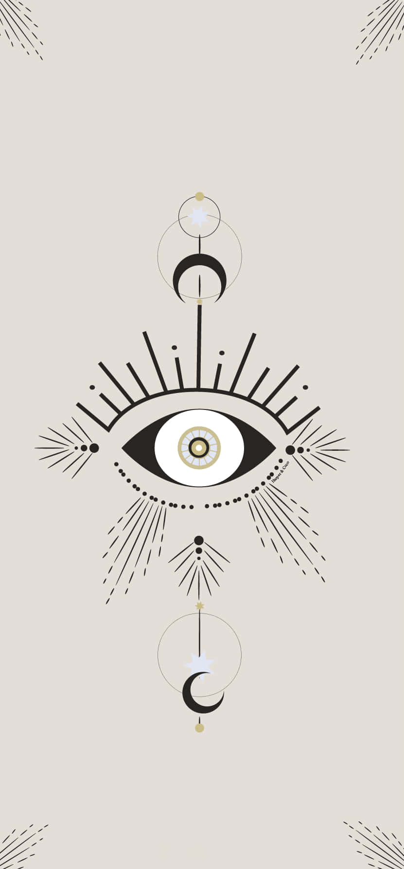Evil Eye iPhone Wallpaper