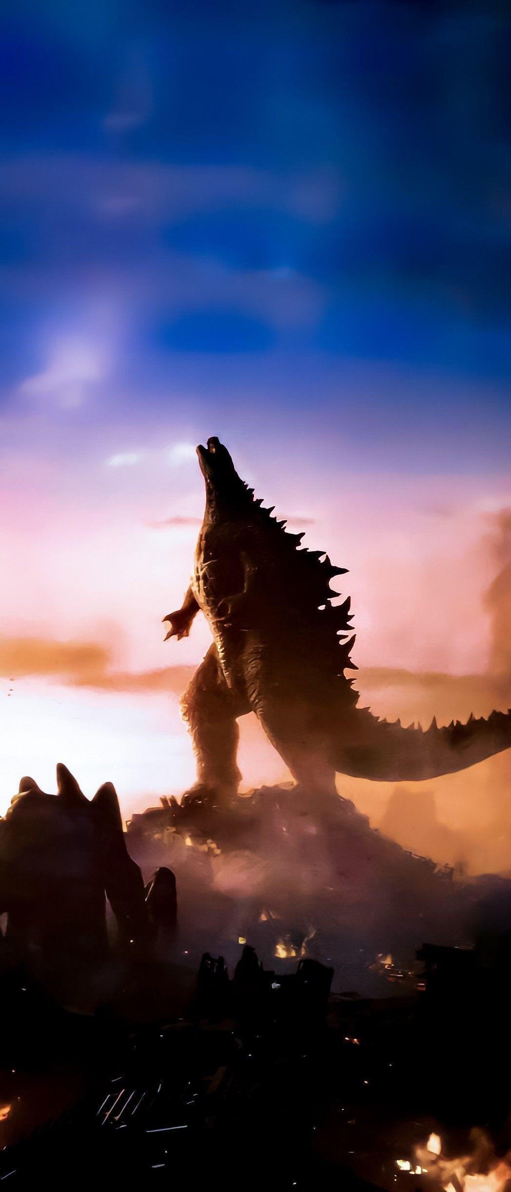 epic Godzilla phone wallpaper possible