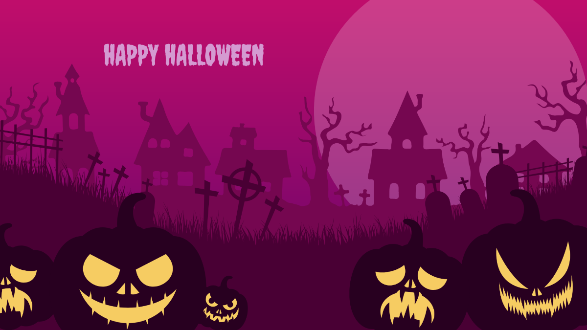 Free Halloween Desktop Wallpaper to Edit Online