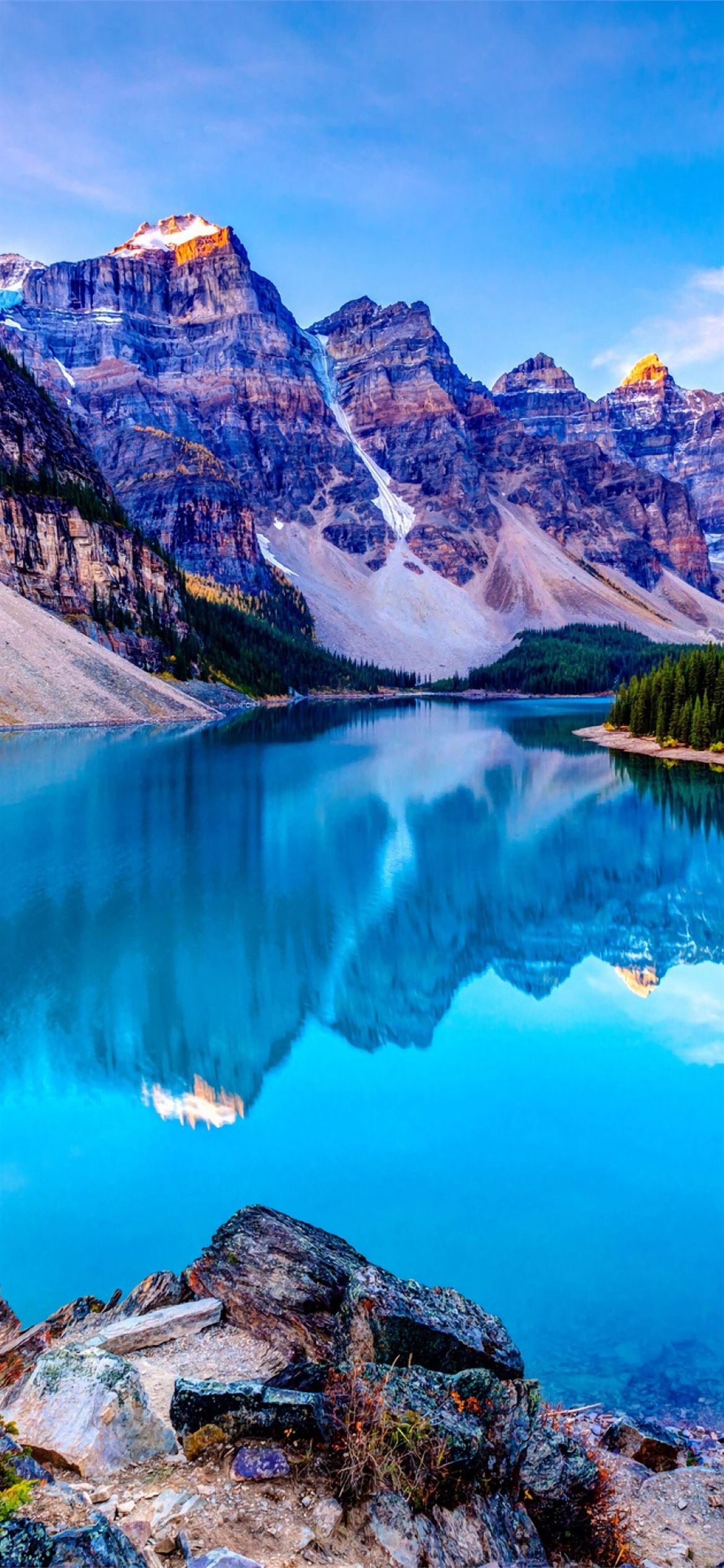moraine lake iPhone Wallpaper Free