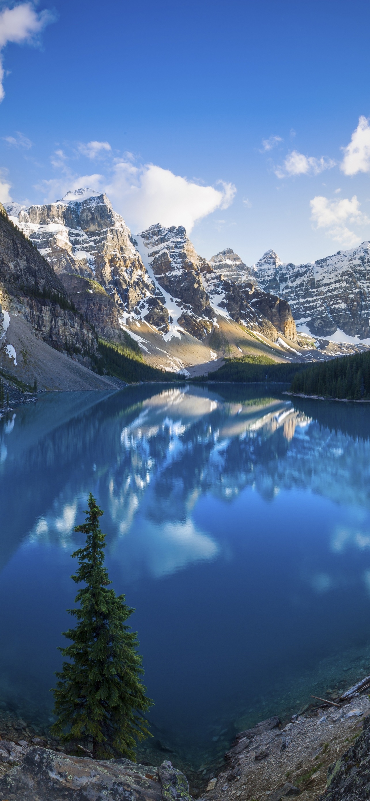 Moraine Lake Wallpaper 4K, Alberta