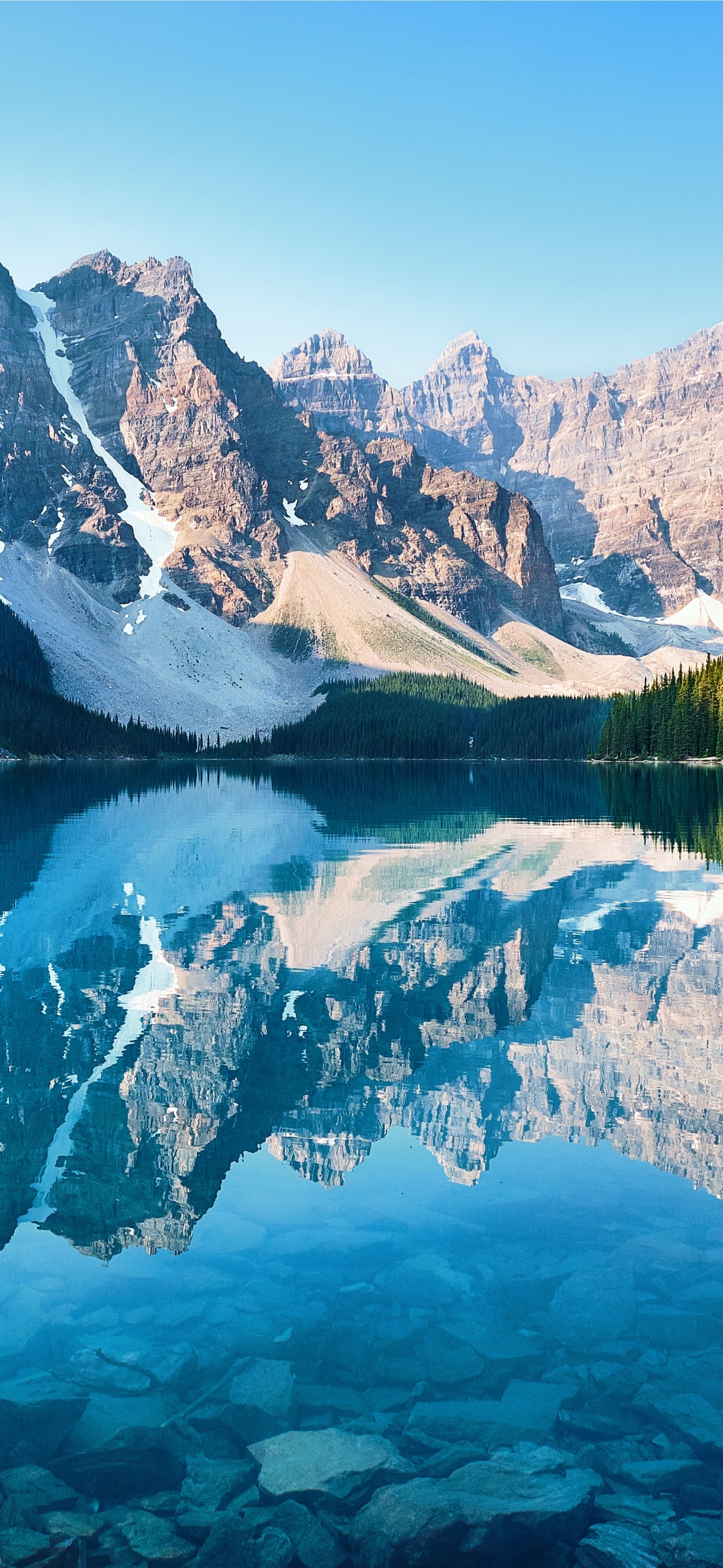 Moraine Lake Wallpaper 4K, Scenery