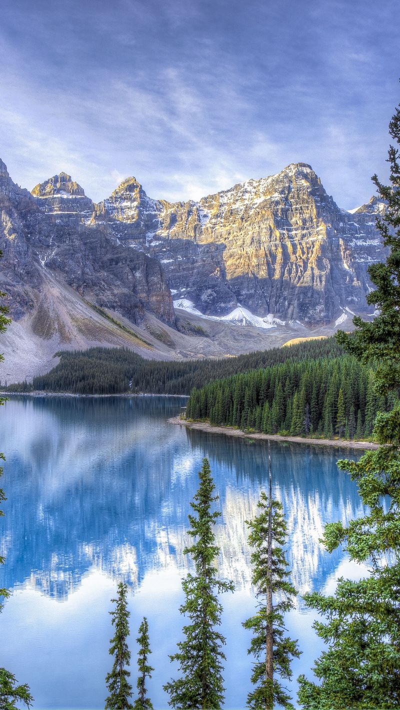 Download wallpaper 800x1420 moraine