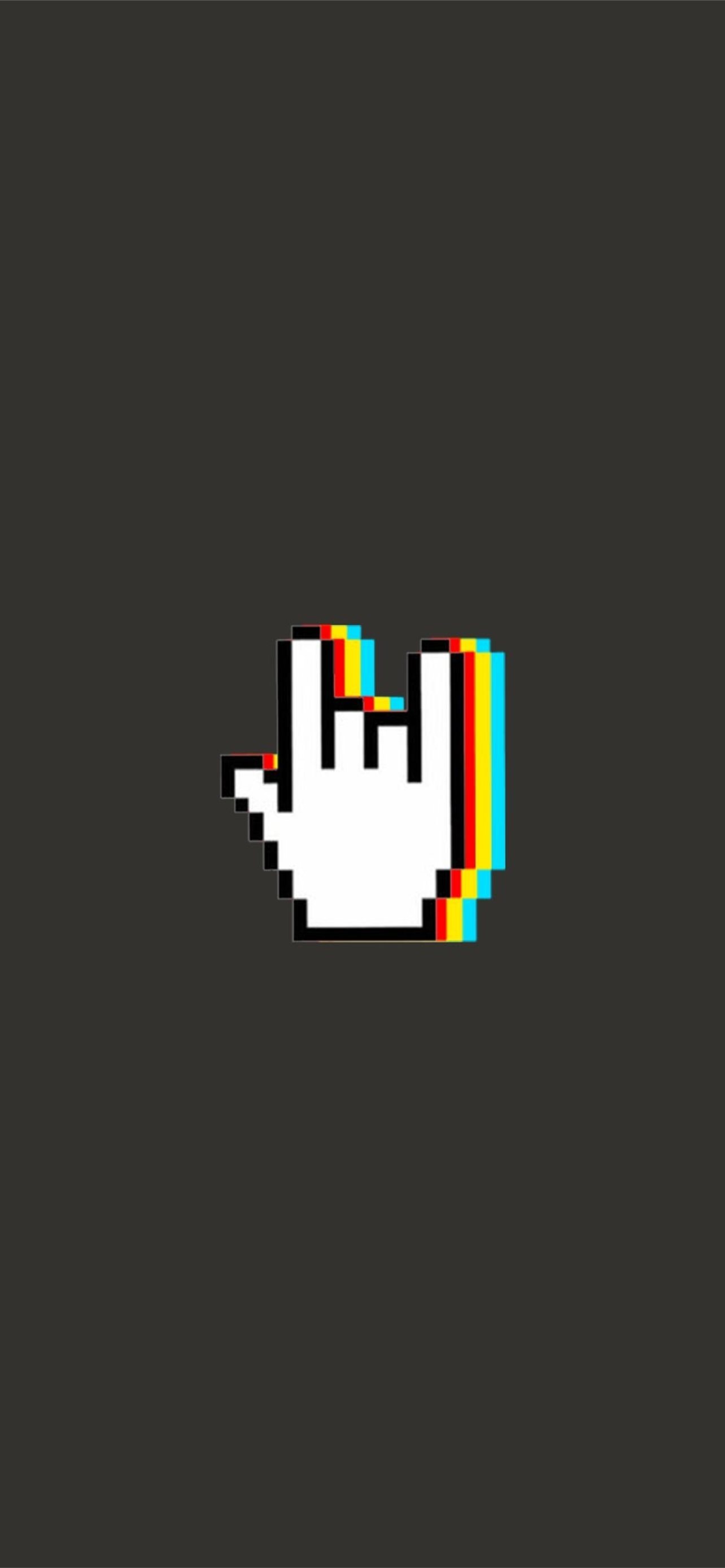 Rock and Roll Hand Gesture Minimal Resolution HD M. iPhone Wallpaper Free Download