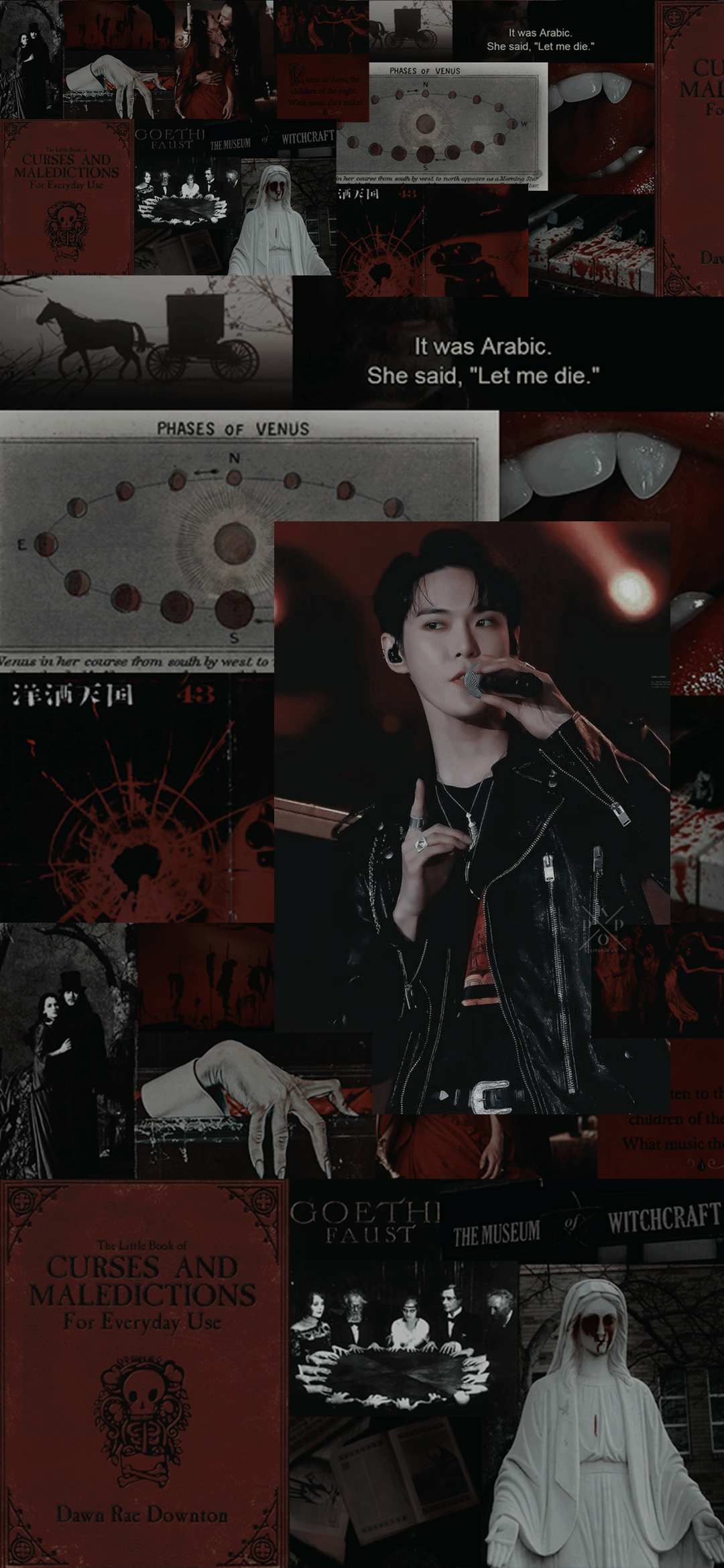 doyoung; vampire aesthetic
