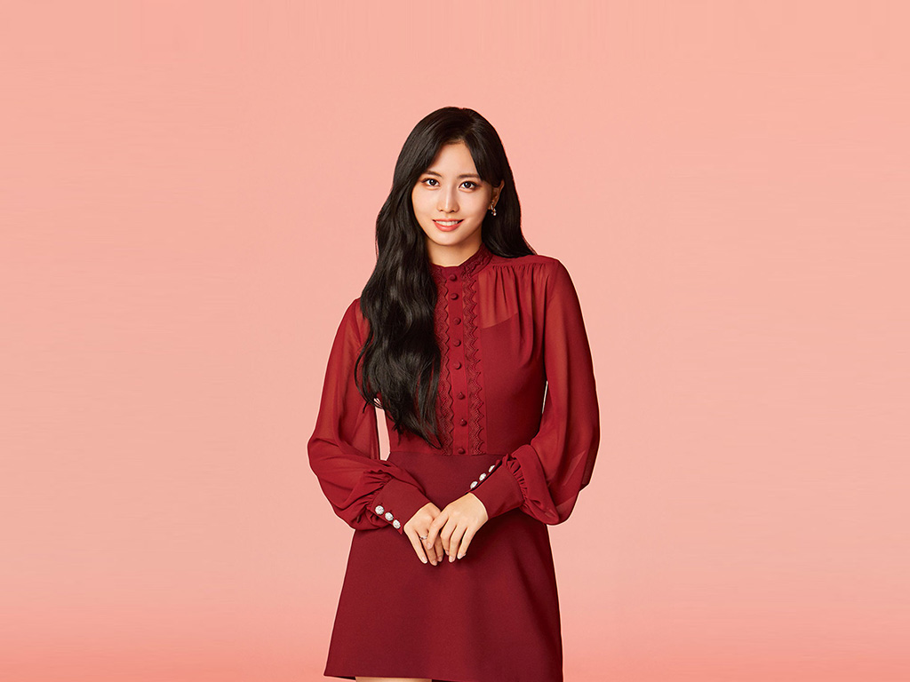 Kpop Girl Momo Twice Pink Cute