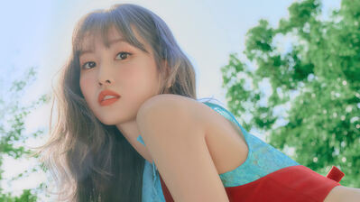 TWICE Momo Talk That Talk 4K Wallpaper