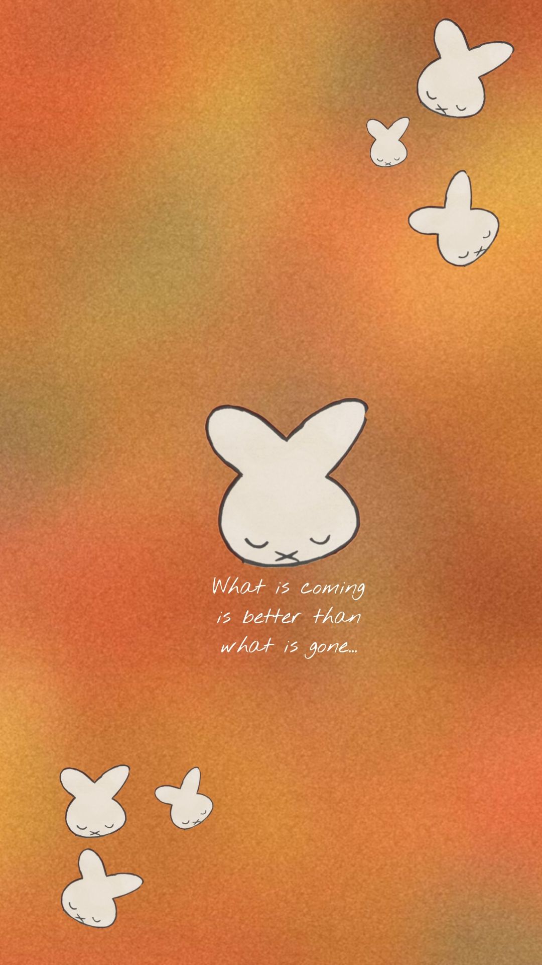Miffy orange wallpaper