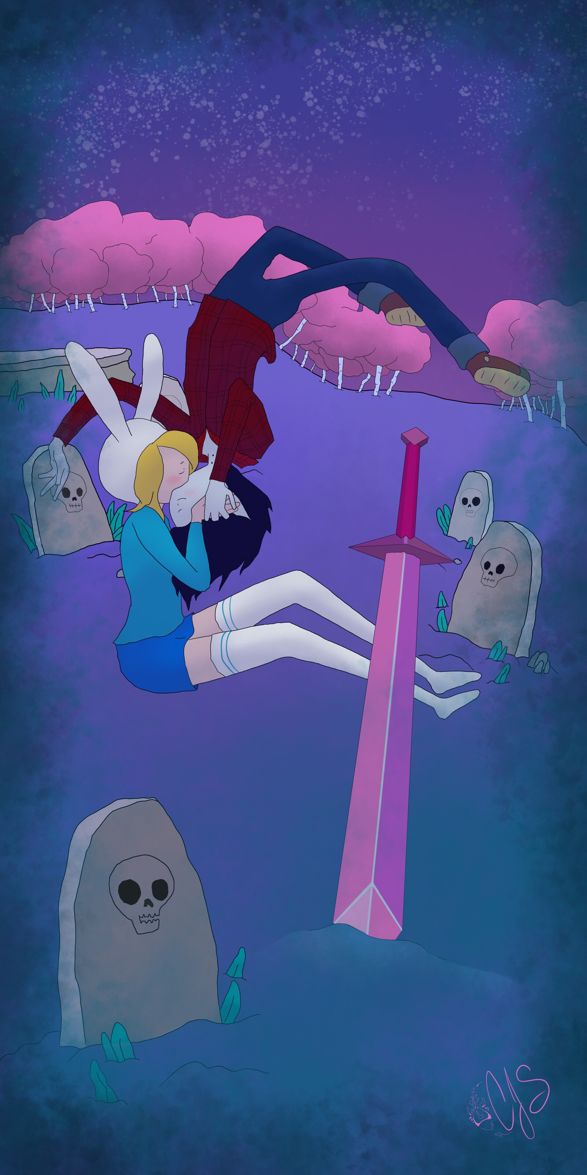 Wallpaper Fan art I did