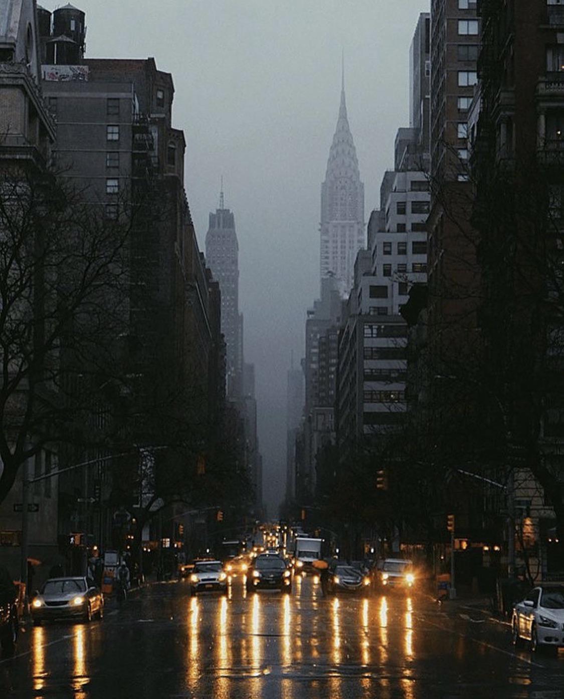 Rainy evening in NYC