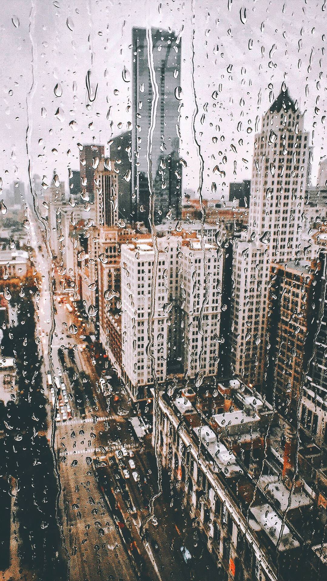 4K New York City Rain Wallpaper