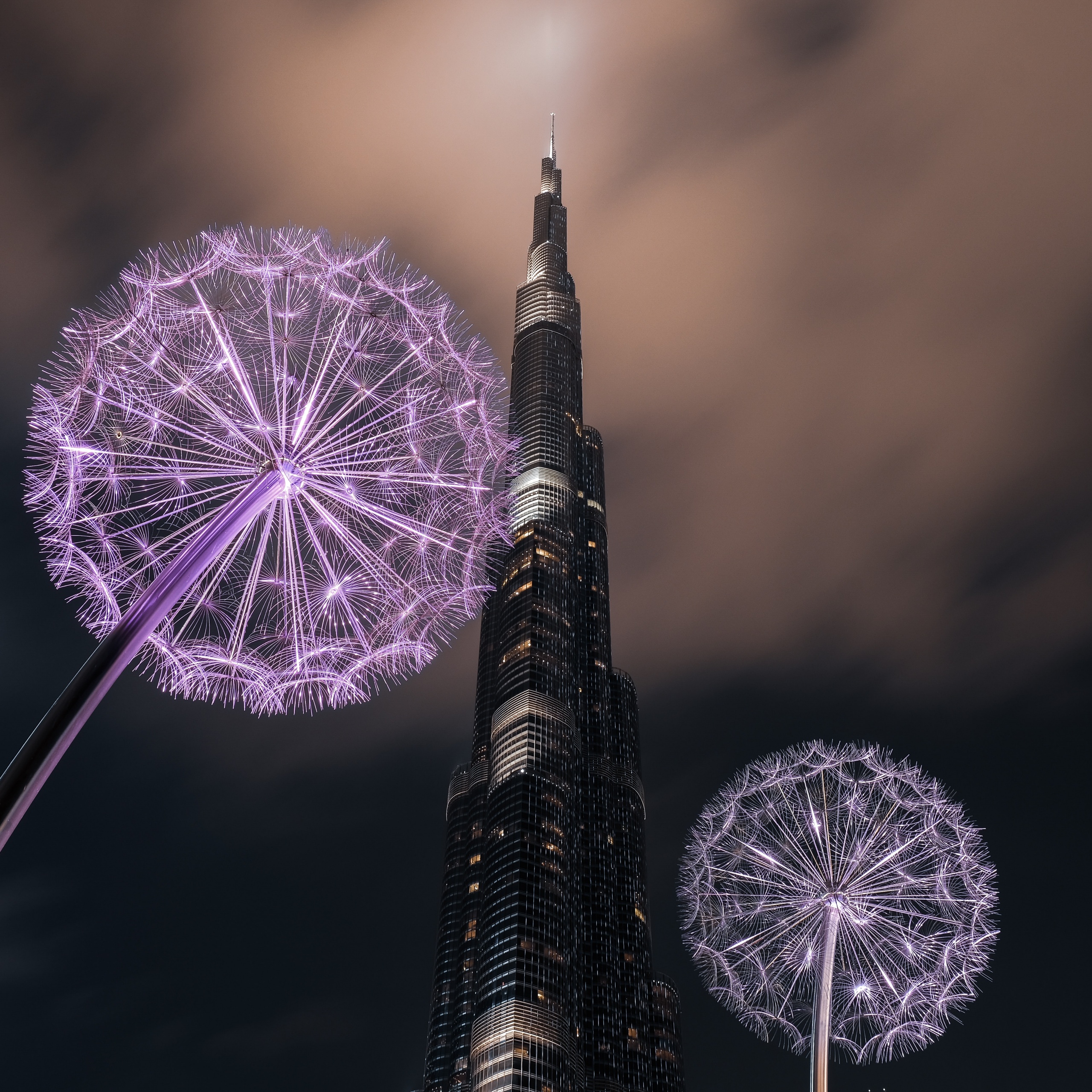 Burj Khalifa Wallpaper 4K, United Arab