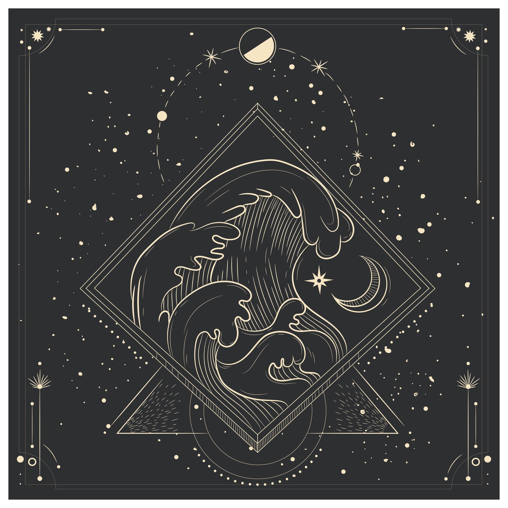Moon Phases: Moonlight Murals Tidal